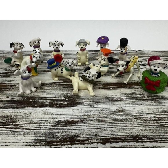 Disney Other - Lot Of‎ 13 101 Dalmatians Disney Plastic Figures Toys Cake Toppers Dogs 90’s